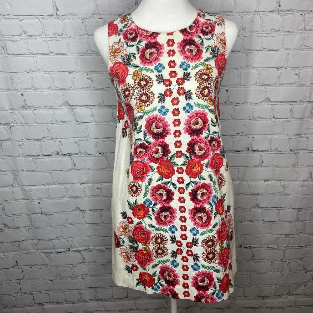 Zara Girls Size 13/14 Flowered Dress 